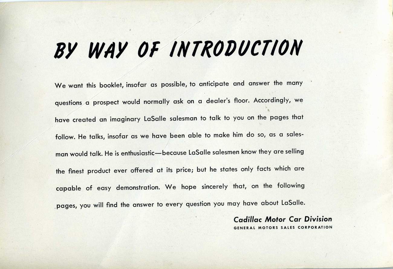 1940 Cadillac LaSalle Brochure Page 14